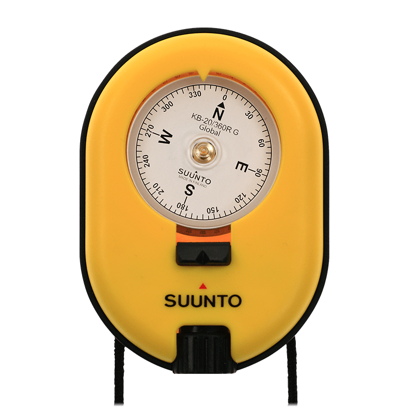 Suunto KB-20/360R G yellow compass – Una bussola galleggiante