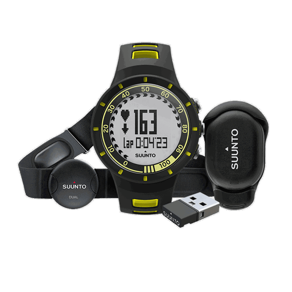 Suunto Quest Yellow Running Pack - Training watch & Suunto Pod