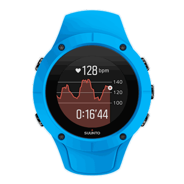 Suunto Spartan Trainer Wrist HRウォッチ用アンバーシリコンストラップ