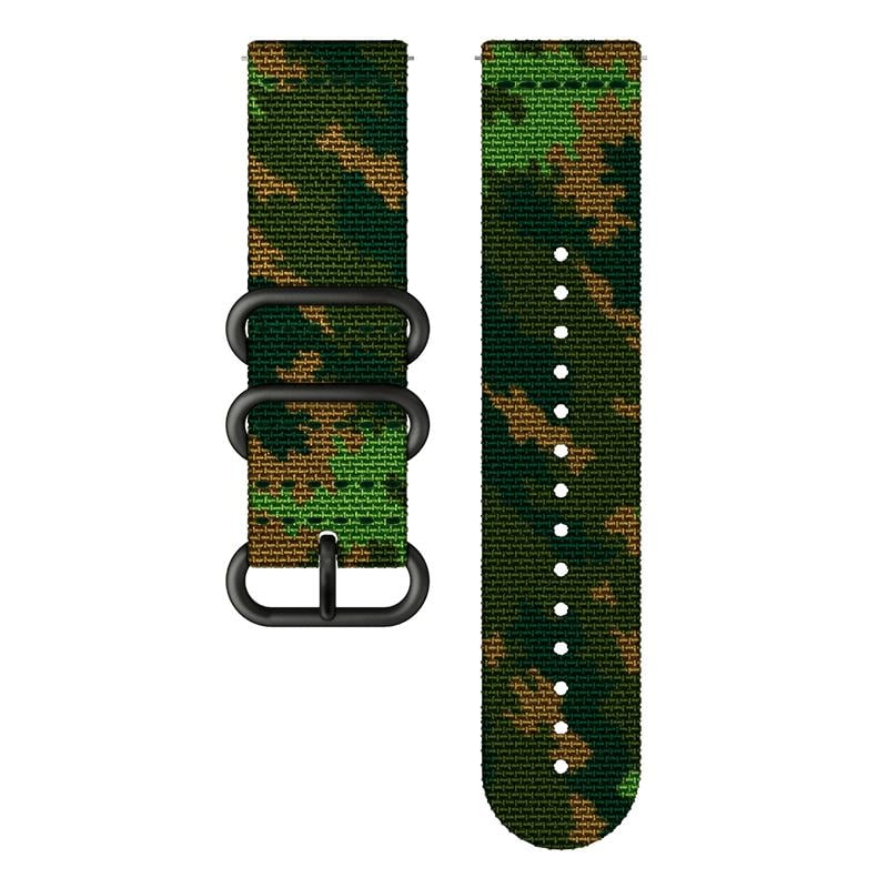 Suunto Traverse Alpha Woodland green textile strap kit