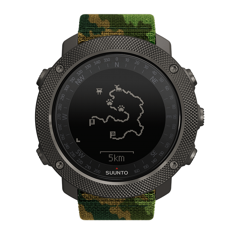 Suunto Traverse Alpha Woodland – GPS/GLONASS対応アウトドアウォッチ