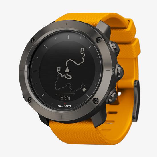 Suunto Traverse Amber - Reloj GPS de outdoor para excursionismo y