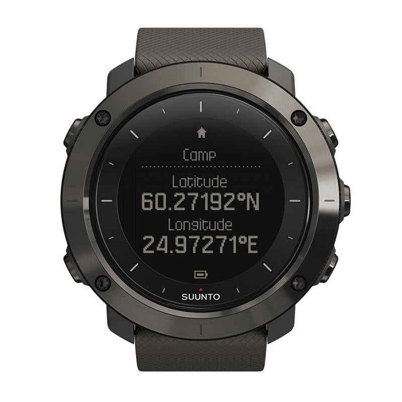 ☆美品☆SUUNTO☆トラバース アルファ☆ベルト グラファイト交換品 慌ただしい