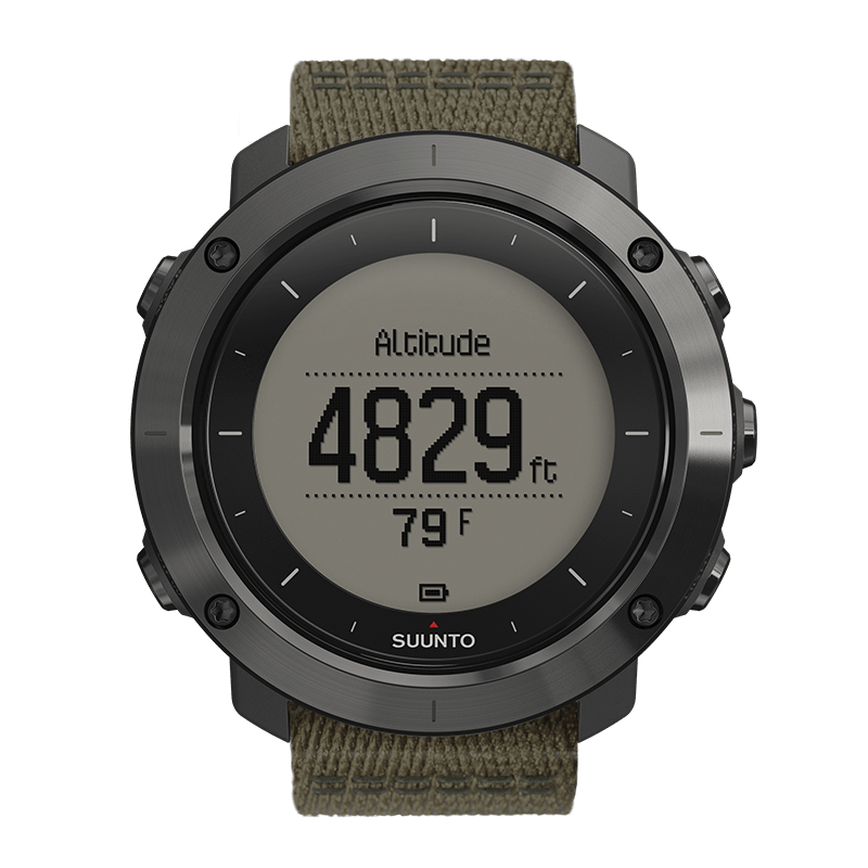 suunto traverse black gps watch