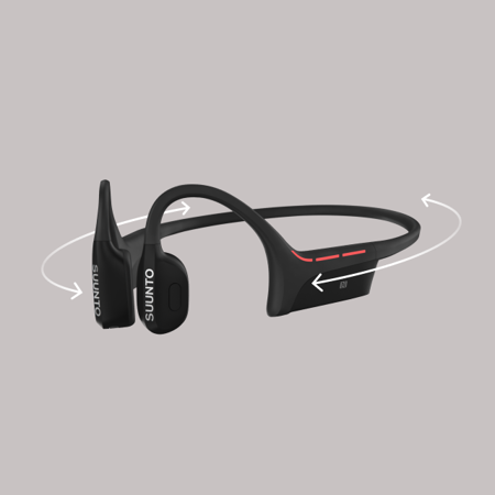 Black Wing headphones Suunto sports Open-ear Premium