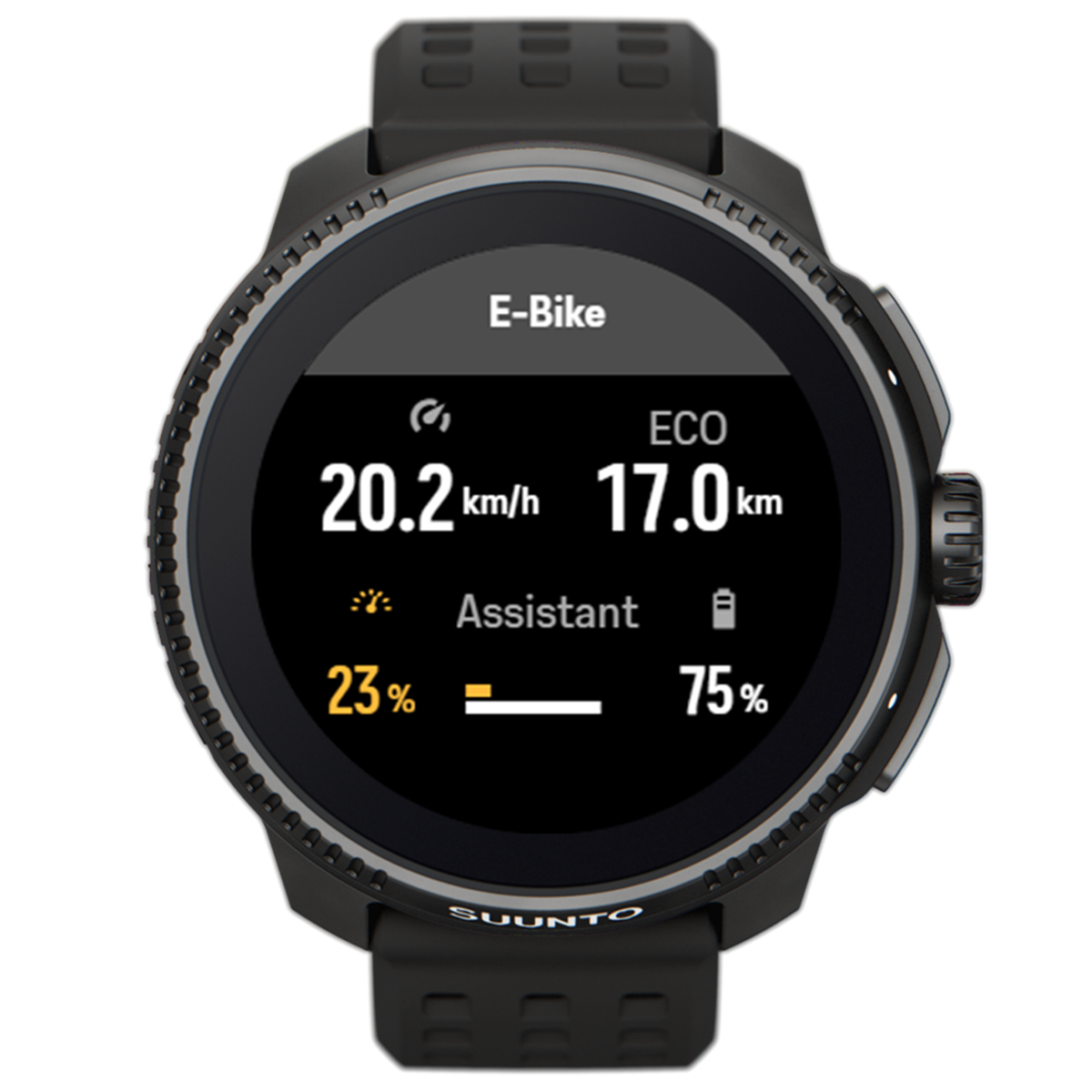 You can connect your Suunto with Shimano E- bike Systems bicycles.