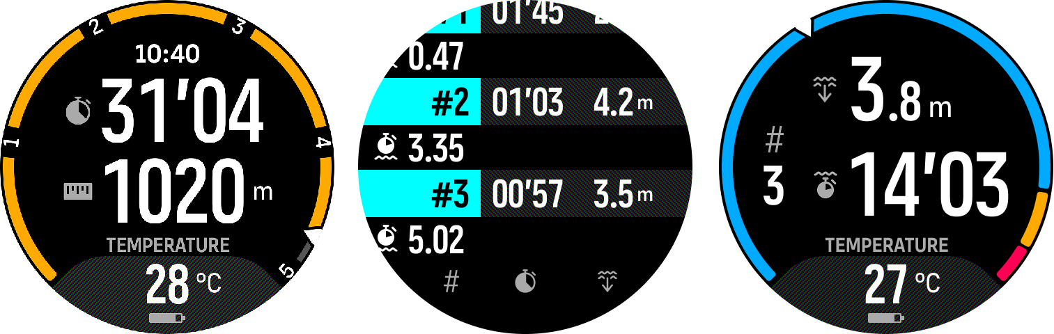 Suunto 9 2025 sport modes list