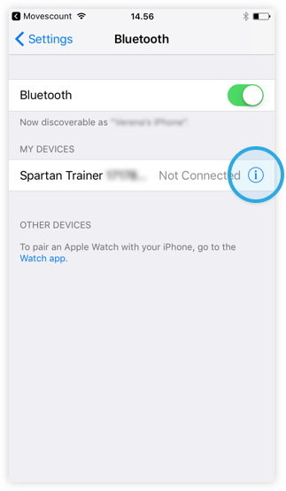 How do I pair my Suunto EON Steel and Core with Suunto app for iOS