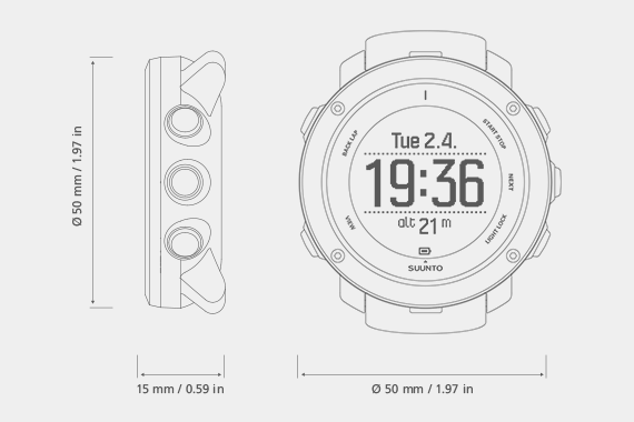 Suunto Ambit3 Sport Blue - montre GPS pour le multisport