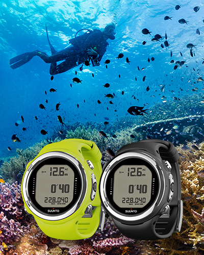 Underwater watch store for diving