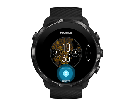 How do I customize watch faces on Suunto 7