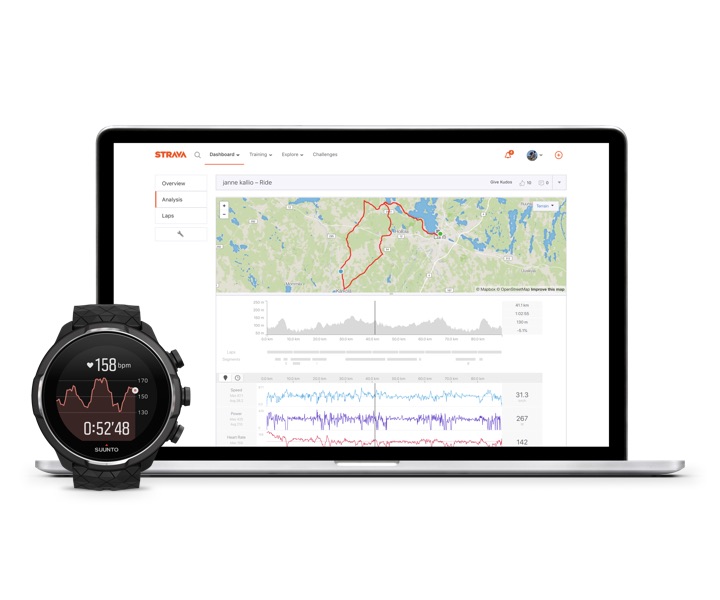 Connect your Suunto watch with Strava 