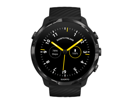 How do I customize watch faces on Suunto 7