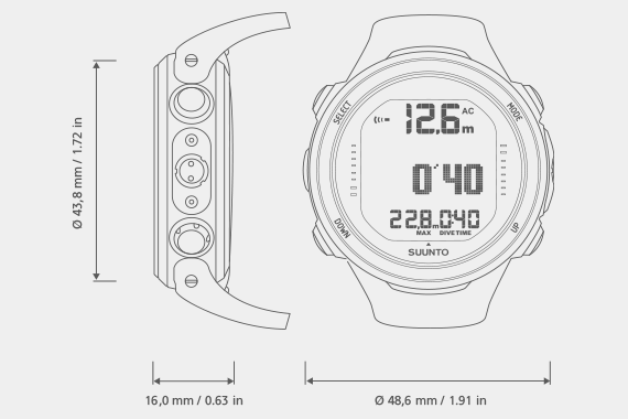 suunto d4i novo blue