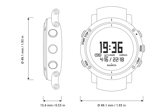 Suunto carbon essential sale