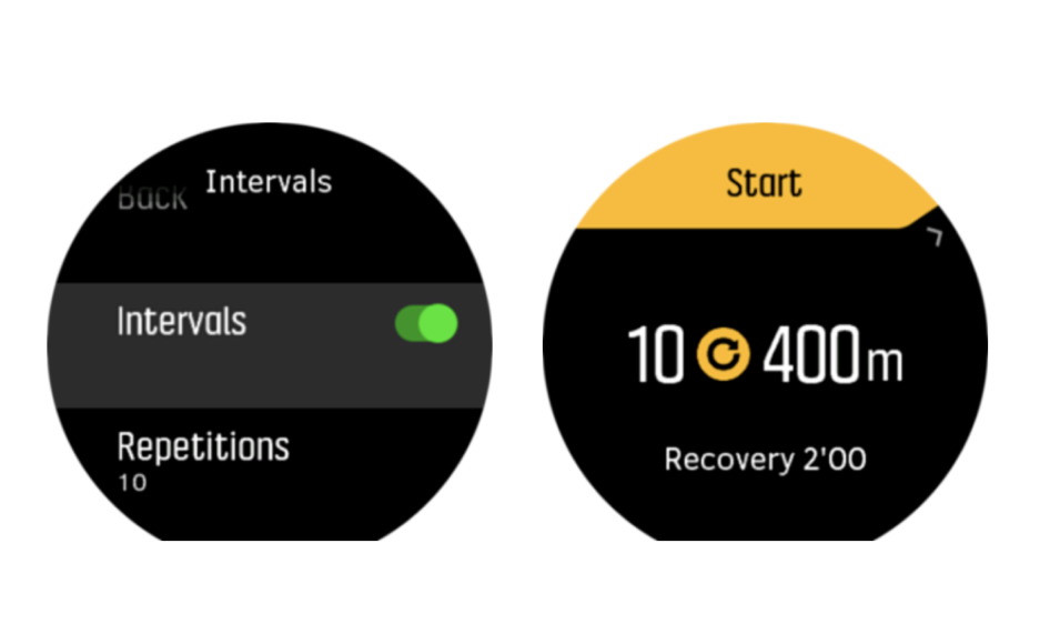 Suunto spartan trainer outlet interval training