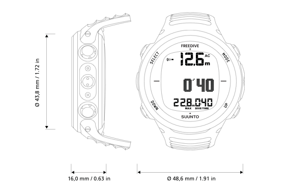 Suunto 2025 d4f black