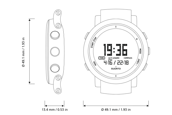 Suunto Essential Ceramic All Black – Premium outdoor watch