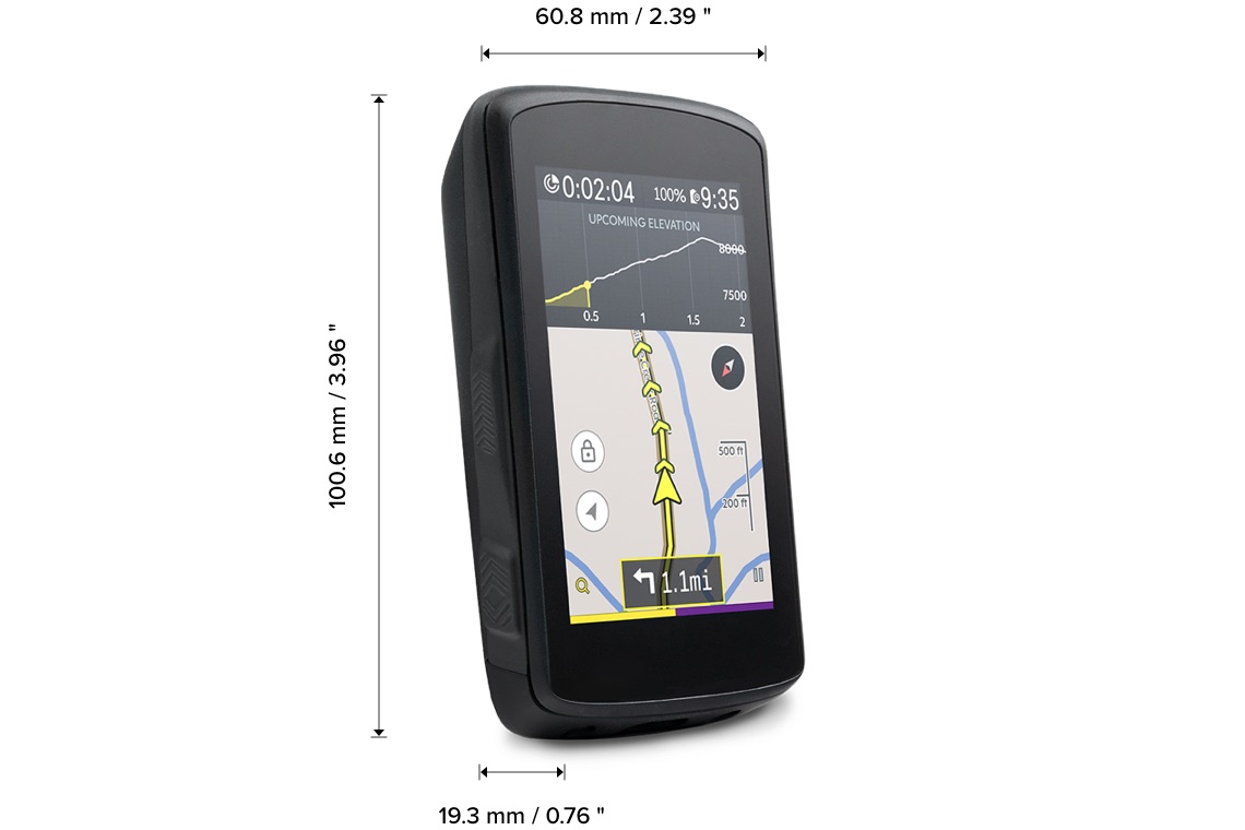 Karoo 2 Cycling Computer navigate on a smartphone like display