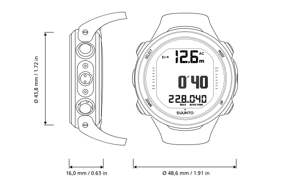 Suunto d4i 2025 usb cable