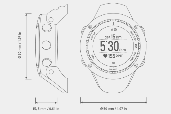 Suunto ambit3 2025 run white