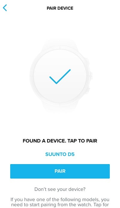 Suunto discount d5 bluetooth