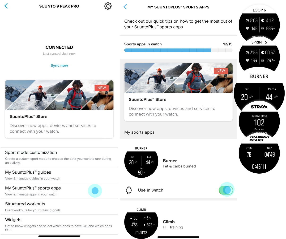 SuuntoPlus en détails : les applications dans votre Suunto - La