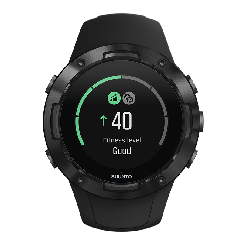 Suunto 5 All Black - Compact GPS sports watch with great battery life
