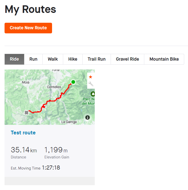 Strava discount bike routes